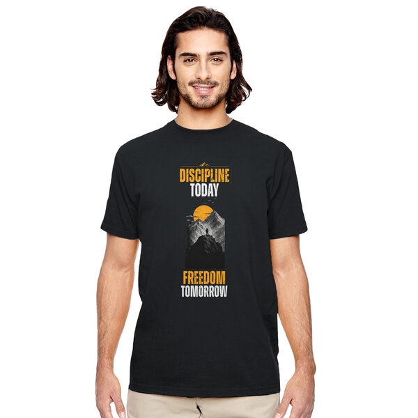 Discipline and Freedom Organic Tee by Vishal Hingol